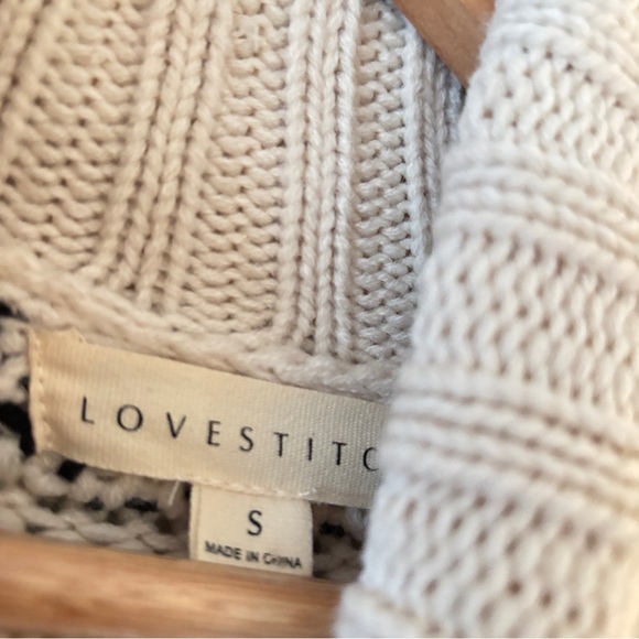 Lovestitch Fair Isle Tassel Sweater Tassel size smalll - Picture 5 of 6